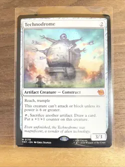 MTG Teenage Mutant Ninja Turtles Technodrome Artifact Creature Regular M Rare - Image 1