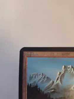 Magic The Gathering Alpha Mountain (Blue Sky-B). Near Mint, Unplayed - Image 2