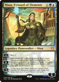 MTG Nissa, Steward of Elements ** Commander 2020 ** English (NM) - Image 1