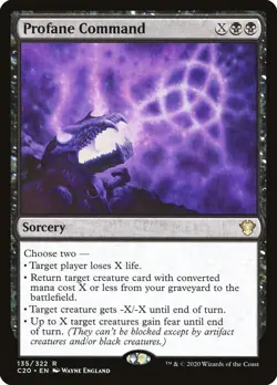 MTG Profane Command ** Commander 2020 ** English (NM) - Image 1