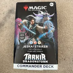 Tarkir: Dragonstorm Commander Deck - Jeskai Striker MTG Brand New Sealed - Image 1