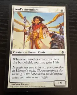 Soul's Attendant - Rise of the Eldrazi Magic the Gathering MTG - Image 1
