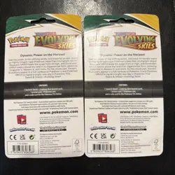 Pokemon TCG Sword & Shield Evolving Skies Checklane Blister Packs (2) New/Sealed - Image 2