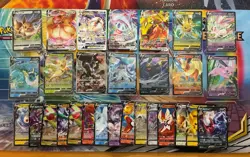 Pokemon Card Lot Full Art Alt Art Fire Deoxys Eevee Umbreon Glaceon 29 Cards - Image 1