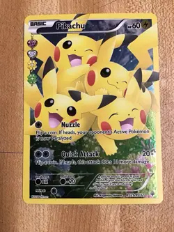 Pokemon TCG Pikachu RC29/RC32 Generations Ultra Rare Full Art Radiant Collection - Image 1