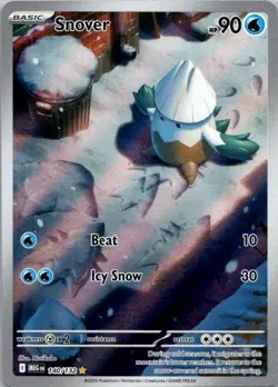 Pokemon TCG Snover 140/132 | ME01: Mega Evolution NEAR MINT (SKU 1-2) - Image 1