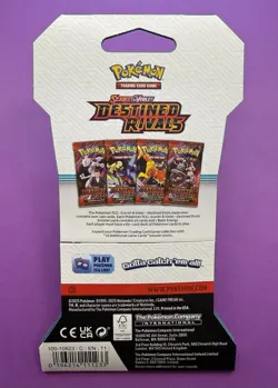 Pokemon TCG Scarlet & Violet Destined Rivals Sleeved -Booster 2-Packs -SV10 DRI - Image 4