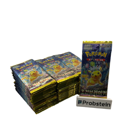 Lot of (100) Pokemon Korean SV8 Super Electric Breaker Booster Packs Sealed - Image 1