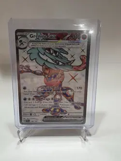 Pokemon Twilight Masquerade Greninja EX 198/167 Ultra Rare - Image 1