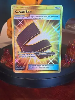 Pokemon TCG Karate Belt 252/236 Gold Secret Rare Unified Minds - Image 1