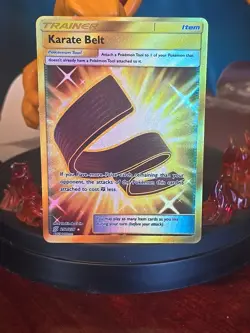 Pokemon TCG Karate Belt 252/236 Gold Secret Rare Unified Minds - Image 2