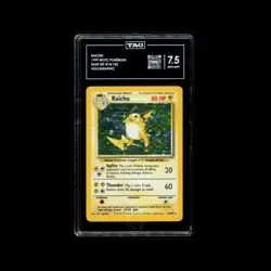 TAG 7.5 - BASE SET - Raichu 36/108 Pokemon TCG - Image 1
