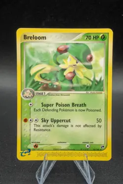 Breloom 33/100 Pokemon Eseries Sandstorm Uncommon LP Pokemon TCG Light Play LP + - Image 1