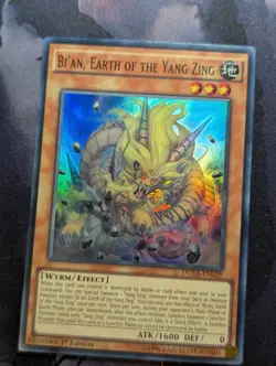 Bi'an, Earth of the Yang Zing - DUEA-EN029 - Super Rare 1st Edition Yugioh - LP - Image 1