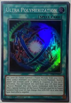 HISU-EN043 Ultra Polymerization Super Rare 1st Edition Mint YuGiOh Card - Image 1