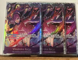 Vinsmoke Reiju EB03-031 Extra Booster: One Piece Heroines Edition Foil X3 - Image 1