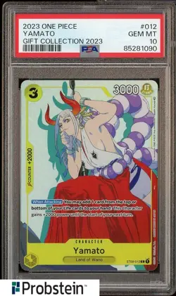 2023 One Piece Gift Collection 2023 #012 Yamato PSA 10 GEM MINT - Image 1