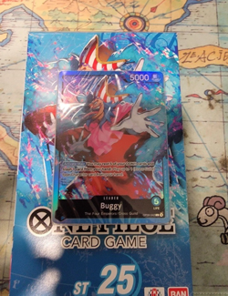 ONE PIECE ENGLISH TCG: ST25 Blue Buggy Starter Deck BRICK ONLY - Image 1