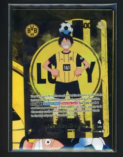 2025 ONE PIECE PROMOS BVB X ONE PIECE MATCH DAY 2025 #003 MONKEY D. LUFFY SEALED - Image 1