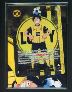 2025 ONE PIECE PROMOS BVB X ONE PIECE MATCH DAY 2025 #003 MONKEY D. LUFFY SEALED - Image 1