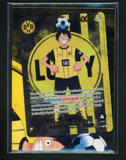 2025 ONE PIECE PROMOS BVB X ONE PIECE MATCH DAY 2025 #003 MONKEY D. LUFFY SEALED - Image 1