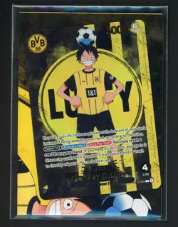 2025 ONE PIECE PROMOS BVB X ONE PIECE MATCH DAY 2025 #003 MONKEY D. LUFFY SEALED - Image 1