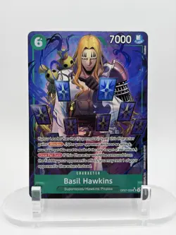 One Piece Basil Hawkins SR Alt Art OP07-029 500 Years In The Future NM ENGLISH - Image 1