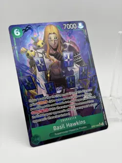 One Piece Basil Hawkins SR Alt Art OP07-029 500 Years In The Future NM ENGLISH - Image 2