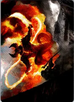 Magic | ASLTR | The Balrog, Flame of Udun Art Card | 36 | Normal | NM - Image 1