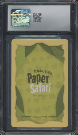 2022 Pokemon Koren Playing Cards Paper Safari 7 Gengar CGC 10 GEM MINT - Image 2