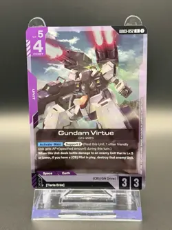 Gundam Virtue GN-005 GD03-052 R Steel Requiem Gundam Card Game EN Foil - Image 1