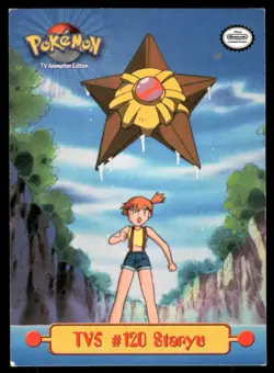 Pokemon Cards TV5 Staryu #120 Topps Trading Cards Series 1 NM *1 - Image 1