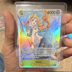 Bandai One Piece Card Game Nami EB03-053 Holo Character Card English - Image 1