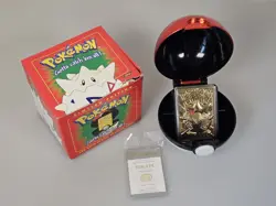 Pokemon 23k Gold Plated Togepi Trading Card 1999 Red Box Burger King - Image 2