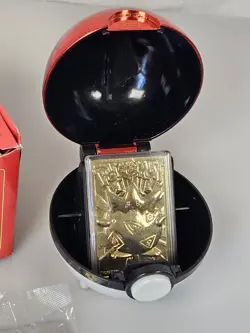 Pokemon 23k Gold Plated Togepi Trading Card 1999 Red Box Burger King - Image 3