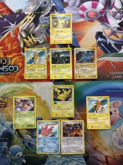 Vintage Pokemon Card Lot Pop Series Holo Etc Pikachu Raichu - Image 1