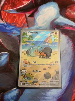 Pokemon TCG Dwebble 129/086 70 HP Basic Bug Holo Card English 2025 - Image 1