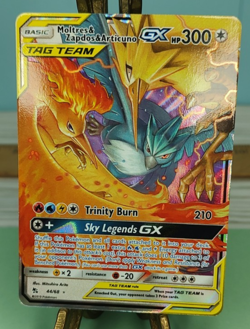 Pokemon Moltres & Zapdos & Articuno GX 44/68 Hidden Fates Holo Trading Card TCG - Image 3