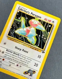 SABRINA'S PORYGON (LP/NM) - Gym Challenge 98/132 - Pokemon Trading Card Game - Image 3