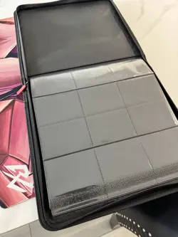 Vault x Fire Red 12-Pocket Exo-Tec Zip Binder 480 Side Loading Cards - Image 3