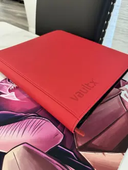 Vault x Fire Red 12-Pocket Exo-Tec Zip Binder 480 Side Loading Cards - Image 4
