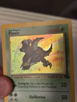 Pokemon Pinsir 9/64 Jungle HOLO Rare Unlimited Card WOTC 1999 - Image 5