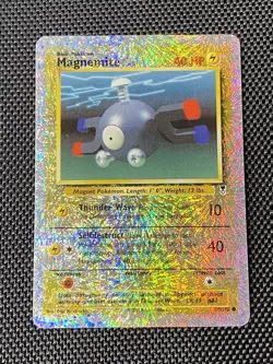 Pokemon Cards: Legendary Collection Reverse Holo Magnemite 80/110 LP+ - Image 1