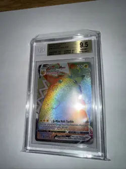 Pokemon TCG Vivid Voltage Rainbow Pikachu VMAX Secret Rare Card 188/185 - Image 2