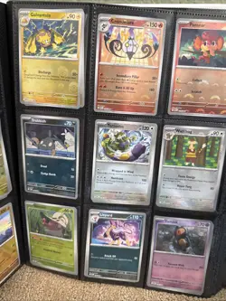 White Flare Poke Ball Reverse Holo Lot of 50 Cards English - NO DUPES - NM/M 🔥 - Image 3