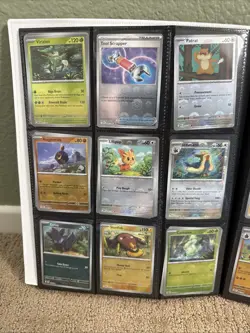 White Flare Poke Ball Reverse Holo Lot of 50 Cards English - NO DUPES - NM/M 🔥 - Image 4