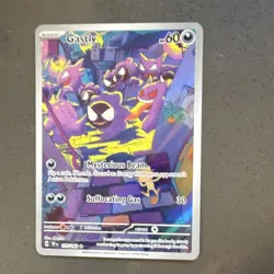 Pokemon Gastly Illustration Rare Holo 60 HP SV05 Temporal Forces 177/162 Card - Image 1