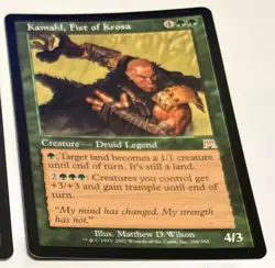 MTG Magic the Gathering Onslaught set Rare - Kamahl, Fist of Krosa, NM NP - Image 1