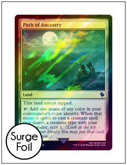 1x Path of Ancestry, Surge Foil, Final Fantasy, Magic MTG NM - Image 1
