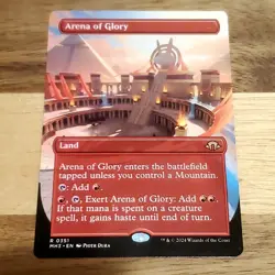 1x Arena of Glory, Borderless Art, Modern Horizons 3, Slight off center miscolor - Image 1